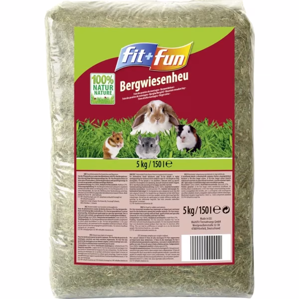 Fit and Fun Fieno Montagna per Roditori