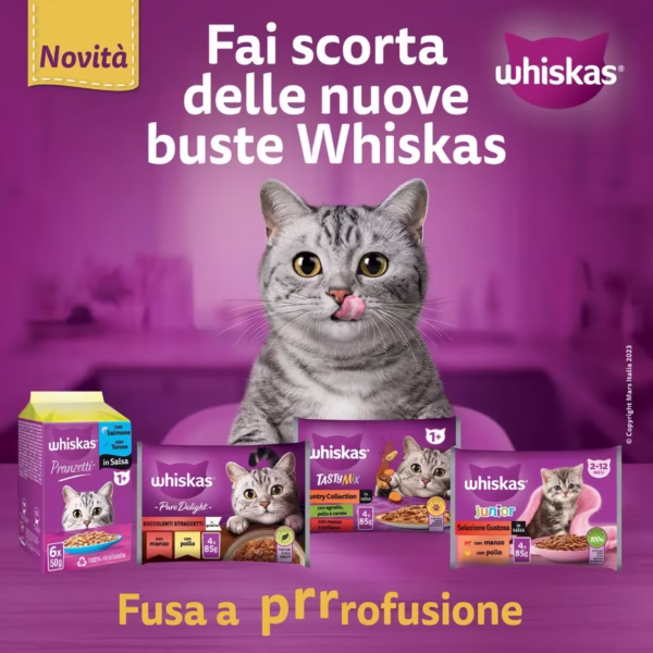 Whiskas Pranzetti Cat Busta Multipack 6x50G - immagine 5